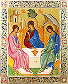 Икона Рублева Троица