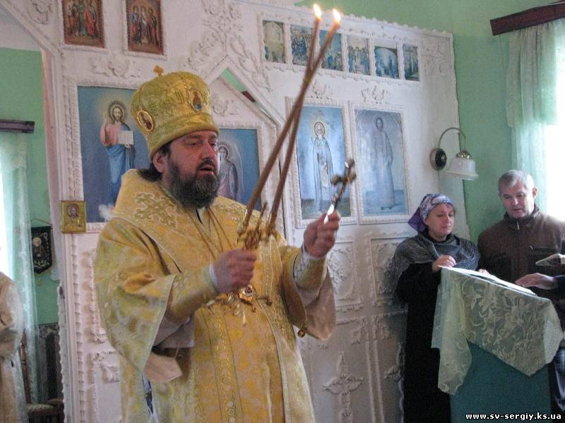 Архиєрейська служба в Свято-Сергієвскому храмі с.Залізний Порт