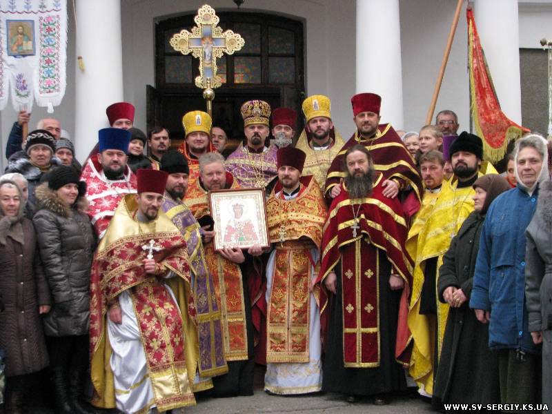 Престольный праздник в Свято-Варваринском храме с. Бехтеры