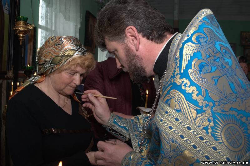 Таинство Елеосвящения в нашем храме
