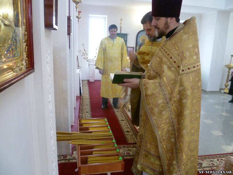 Сретение Господа нашего Иисуса Христа в новом храме