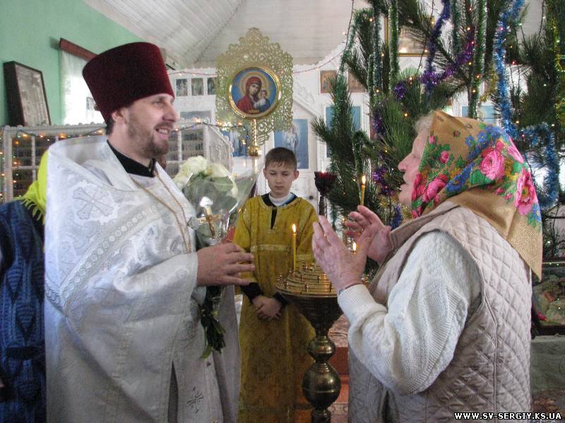 Служба на Рождество Господа и Спаса нашего Иисуса Христа.